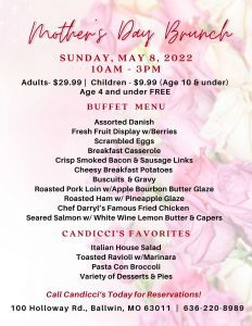 Mother's Day @ Candicci's