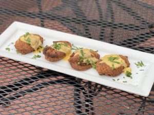 Avocado fries with aioli