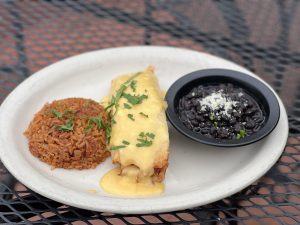 $4.99 add a side of rice and beans to any entrée